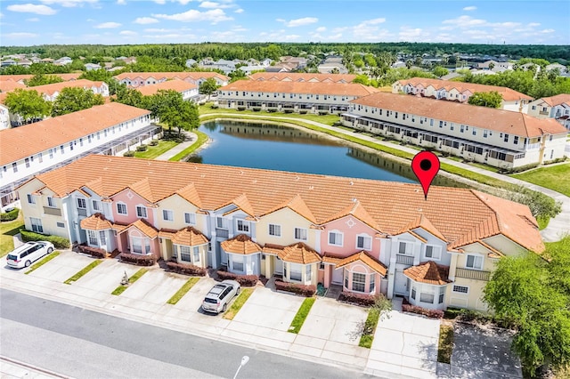 1149 S Beach Cir, Kissimmee, FL 34746 - drone / aerial view with a residential view and a water view