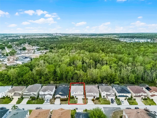 birds eye view of property featuring a residential view