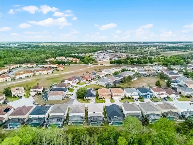 drone / aerial view featuring a residential view
