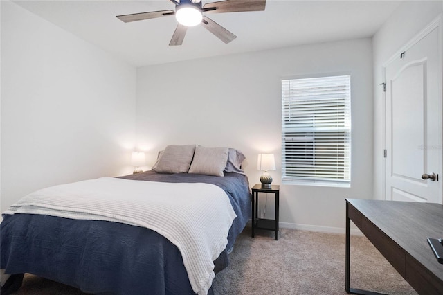 2317 Tay Wes Dr, Saint Cloud, FL 34771 - bedroom featuring baseboards, ceiling fan, and carpet flooring
