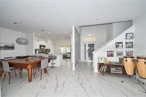 1237 Tallow Rd Unit 1237, Apopka, FL 32703 - dining room with marble finish floor