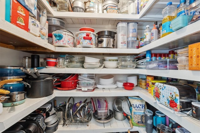 view of pantry