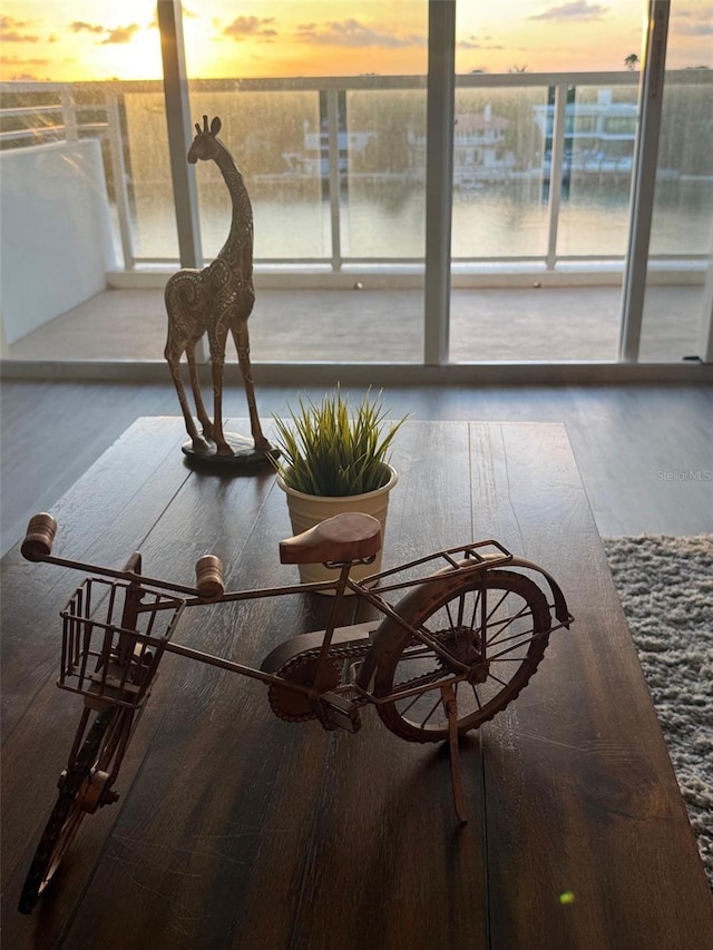 5600 Collins Ave Unit 6P, Miami Beach, FL 33140 - detailed view of wood finished floors