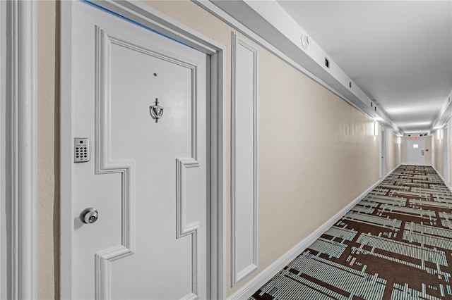 5600 Collins Ave Unit 6P, Miami Beach, FL 33140 - corridor with baseboards