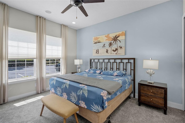 510 Captiva Dr, Davenport, FL 33896 - carpeted bedroom with baseboards and ceiling fan