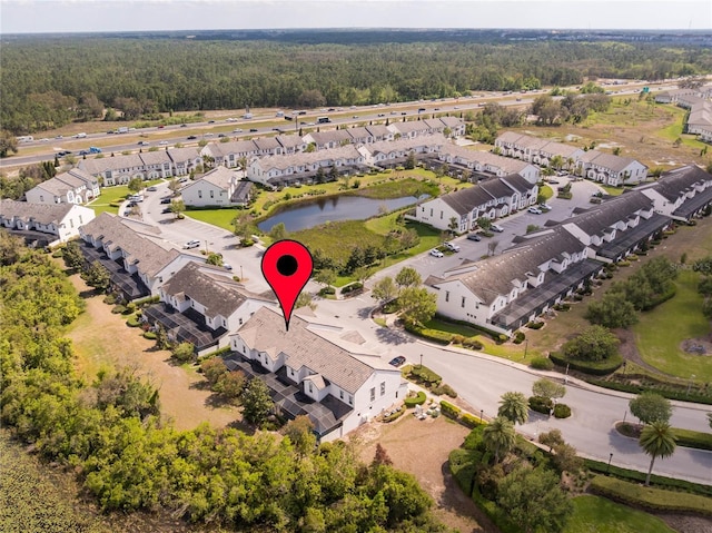510 Captiva Dr, Davenport, FL 33896 - birds eye view of property with a residential view and a water view