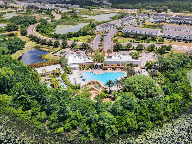 510 Captiva Dr, Davenport, FL 33896 - birds eye view of property featuring a water view