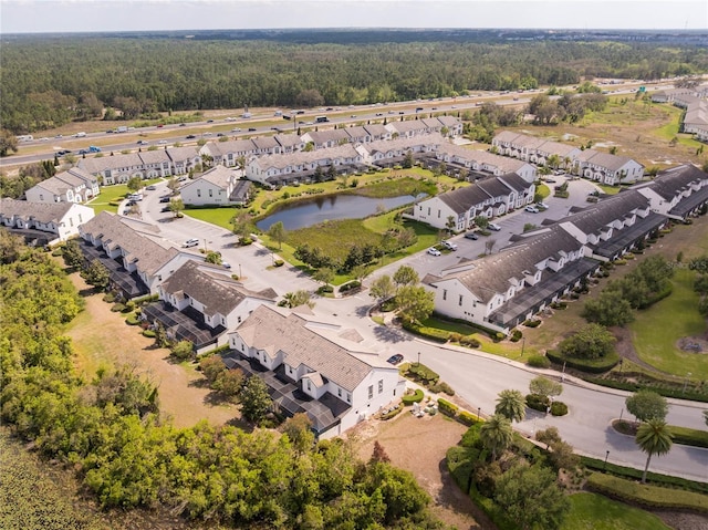 510 Captiva Dr, Davenport, FL 33896 - drone / aerial view with a residential view and a water view
