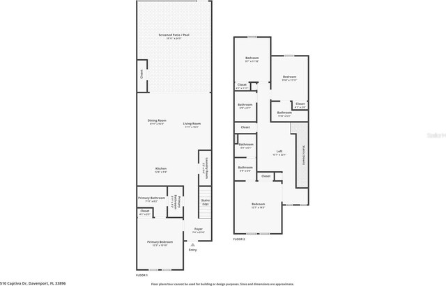 510 Captiva Dr, Davenport, FL 33896 - plan