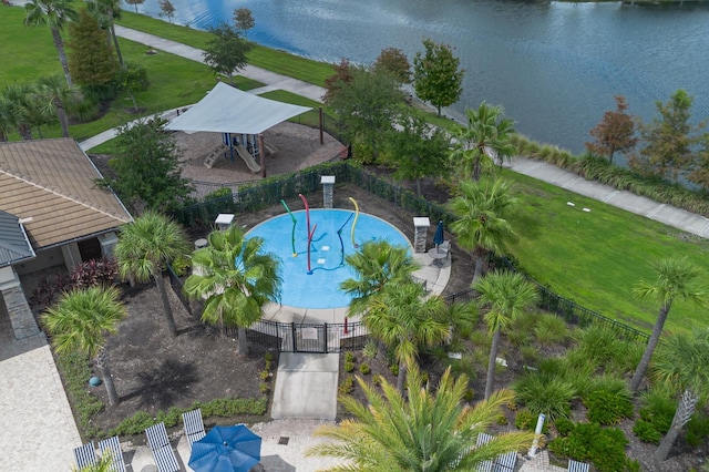 2566 Trielle Ave, Kissimmee, FL 34741 - aerial view featuring a water view