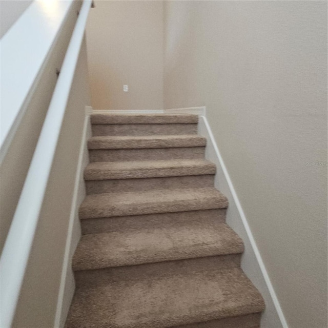 view of staircase