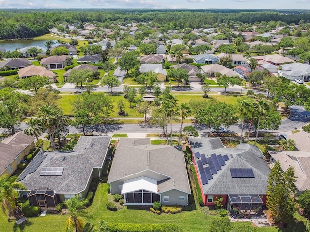 155 Cape Florida Dr, Poinciana, FL 34759 - birds eye view of property featuring a water view and a residential view