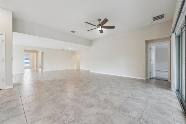 1848 Ancestry Trl, Kissimmee, FL 34746 - unfurnished room with a ceiling fan and light tile patterned floors