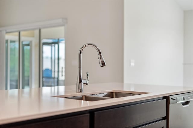 1848 Ancestry Trl, Kissimmee, FL 34746 - kitchen with stainless steel dishwasher and light countertops