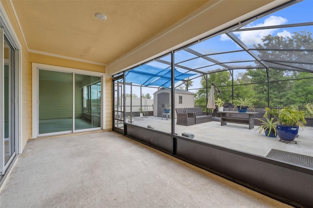 1848 Ancestry Trl, Kissimmee, FL 34746 - unfurnished sunroom featuring outdoor lounge area