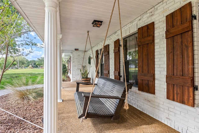 1999 Sir Lancelot Cir, Saint Cloud, FL 34772 - view of patio / terrace featuring covered porch