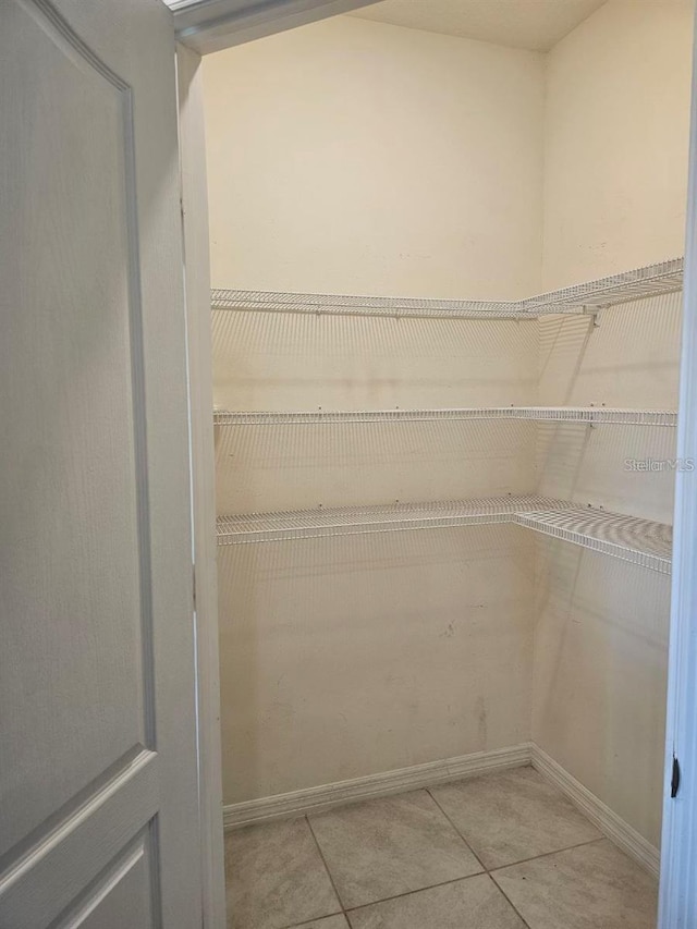 view of pantry