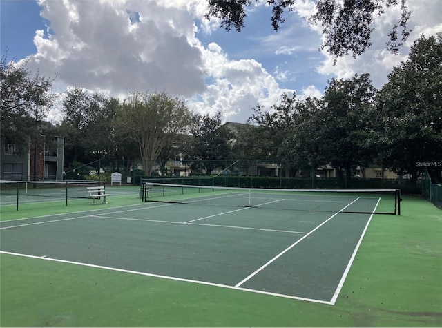 2314 Midtown Ter Unit 1113, Orlando, FL 32839 - view of tennis court featuring fence
