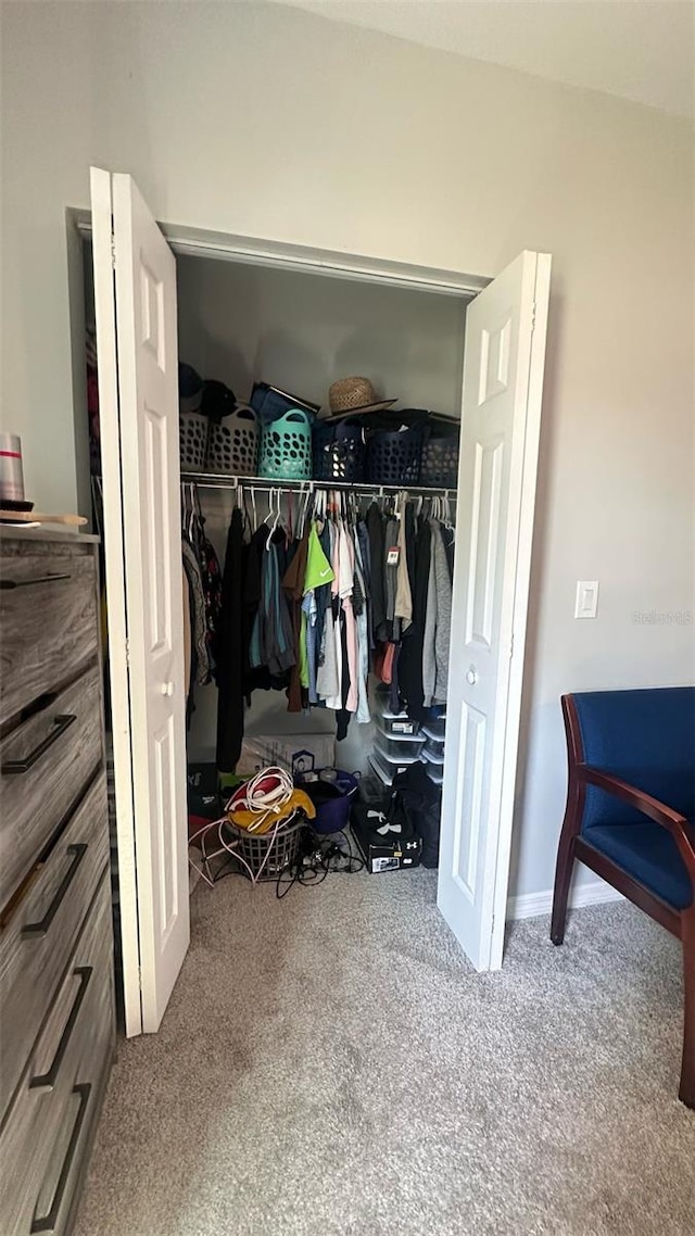 view of closet