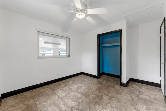710 E Court, Longwood, FL 32750 - unfurnished bedroom with baseboards and a ceiling fan