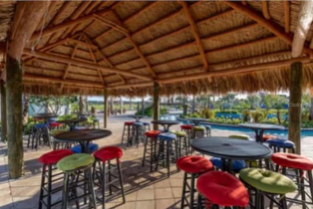 4221 Paragraph Dr, Kissimmee, FL 34746 - view of patio featuring a gazebo