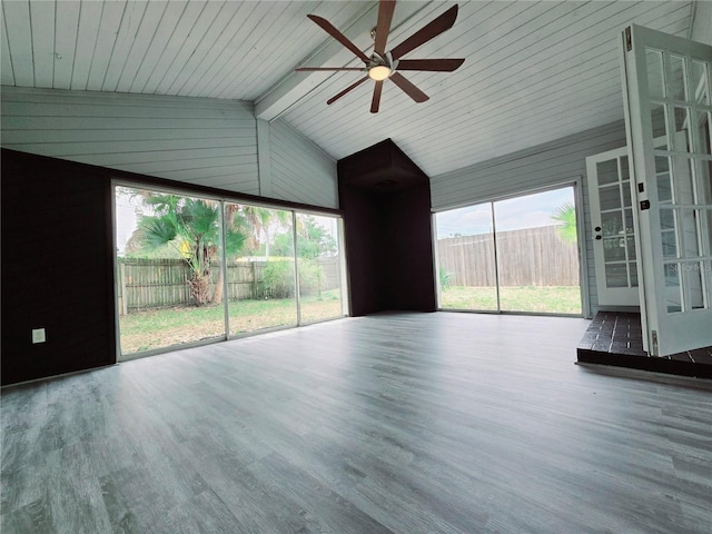 218 W Magnolia Ave, Longwood, FL 32750 - unfurnished sunroom featuring beamed ceiling