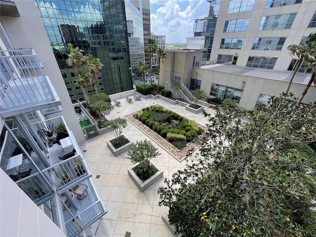 exterior space featuring a view of city