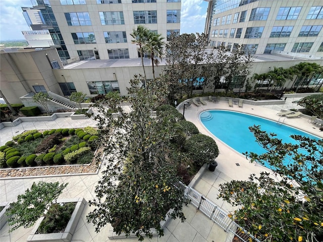 view of community pool