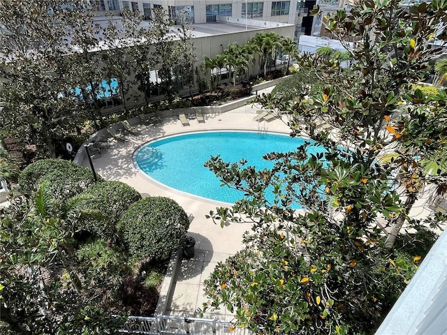 view of community pool