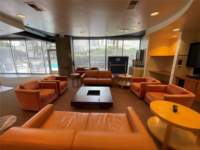 lobby with visible vents
