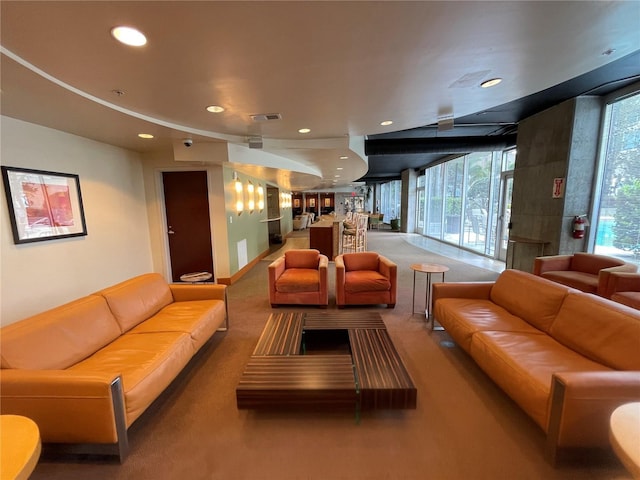 common area with visible vents