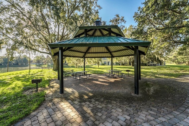 5101 Staniard Dr, Kissimmee, FL 34746 - view of community with a gazebo and a yard