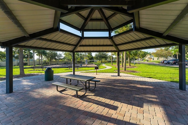 5101 Staniard Dr, Kissimmee, FL 34746 - view of community with a yard and a gazebo