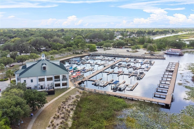 514 Massachusetts Ave, Saint Cloud, FL 34769 - bird's eye view featuring a water view
