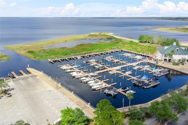 514 Massachusetts Ave, Saint Cloud, FL 34769 - birds eye view of property featuring a water view