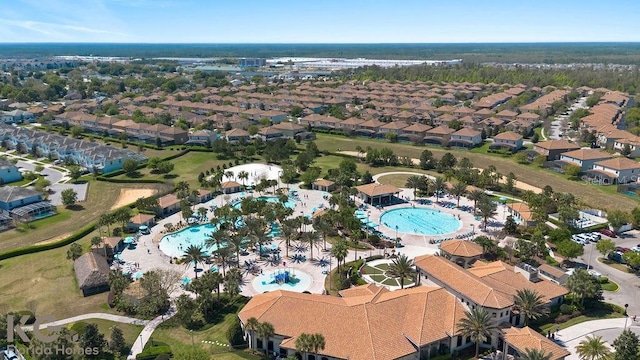 9075 Dogleg Dr, Davenport, FL 33896 - bird's eye view featuring a residential view