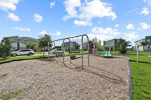 9075 Dogleg Dr, Davenport, FL 33896 - community playground with a residential view and a lawn