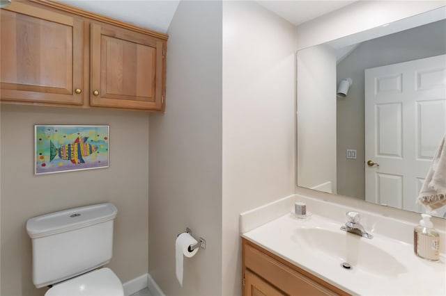 1730 King Henry Dr, Kissimmee, FL 34744 - half bathroom featuring toilet and vanity