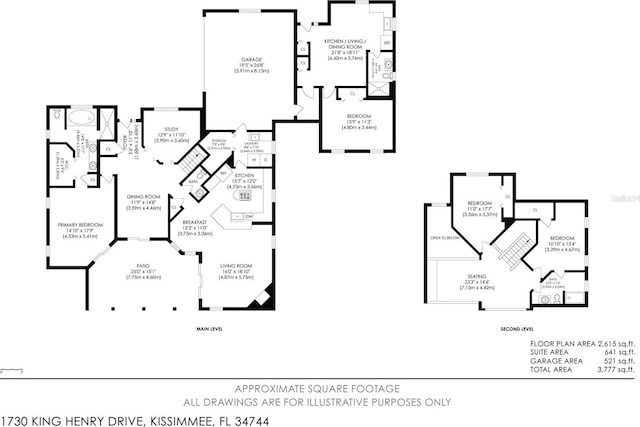 1730 King Henry Dr, Kissimmee, FL 34744 - floor plan