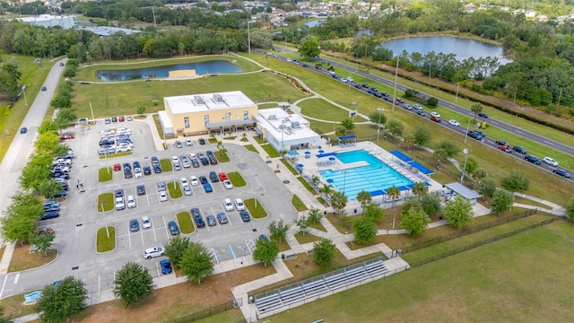 101 Cheltenham Pl, Kissimmee, FL 34758 - birds eye view of property featuring a water view