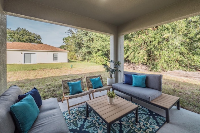 848 San Pedro Ct, Kissimmee, FL 34758 - view of patio featuring an outdoor hangout area