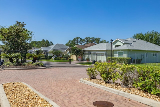 surrounding community with fence
