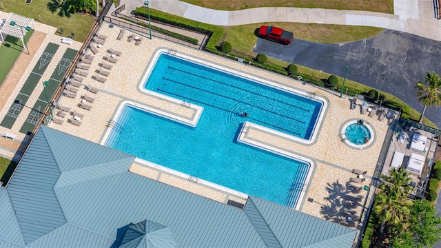 drone / aerial view