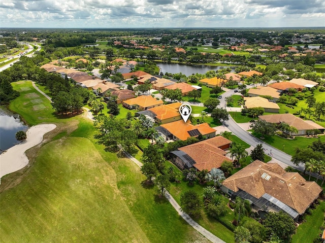 133 Torino Ln, Kissimmee, FL 34759 - aerial view of residential area featuring a nearby body of water and a local golf course