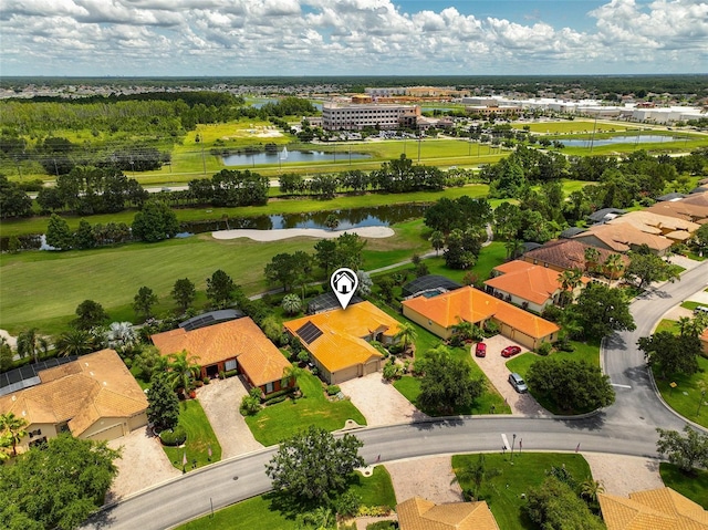 133 Torino Ln, Kissimmee, FL 34759 - aerial view of residential area featuring a large body of water