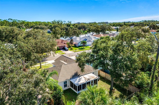 1560 Vista Lake Cir, Melbourne, FL 32904 - birds eye view of property featuring a residential view