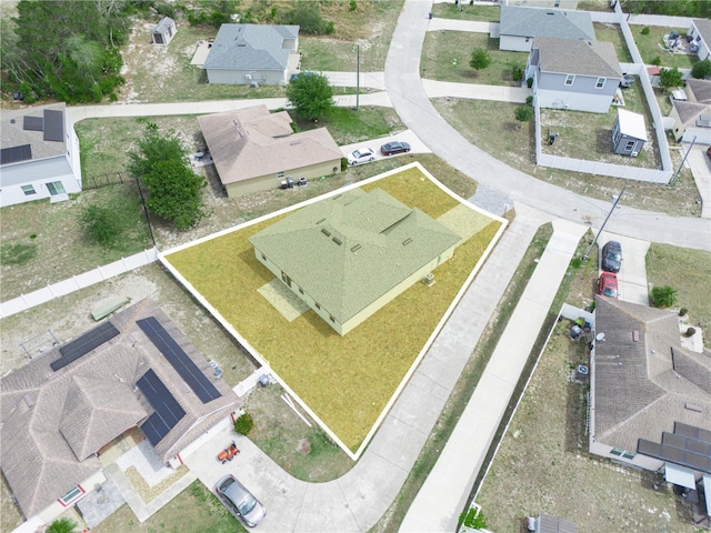 145 Willow Dr, Poinciana, FL 34759 - drone / aerial view featuring a residential view