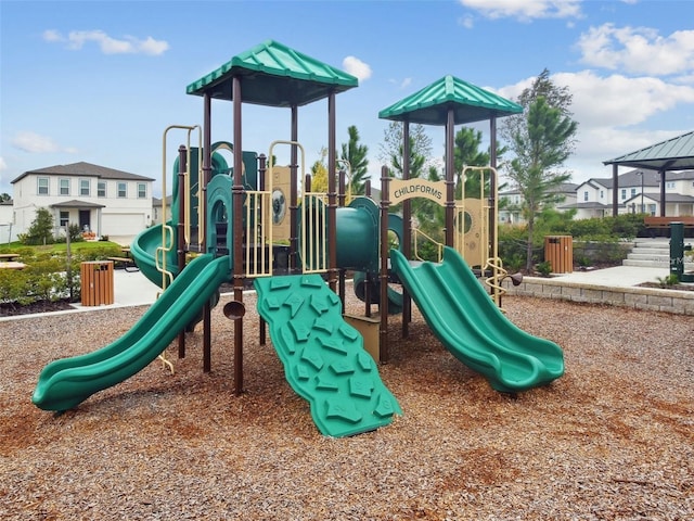 view of communal playground