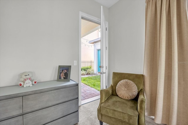 8338 Modiano St, Orlando, FL 32827 - living area with carpet flooring