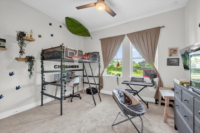 8338 Modiano St, Orlando, FL 32827 - bedroom with baseboards, multiple windows, and light carpet